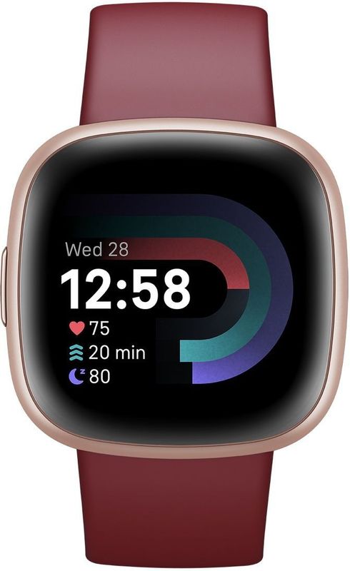 Fitbit Versa 4 - Sportieve smartwatch met ingebouwde gps en een batterijduur tot 6 dagen. Compatibel met Android en iOS.