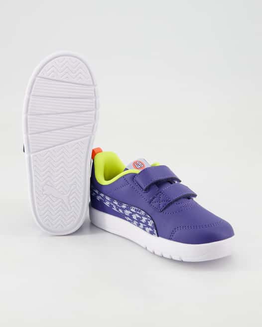 Puma Courtflex V3 Poised 2 Race V Sneaker in Blau