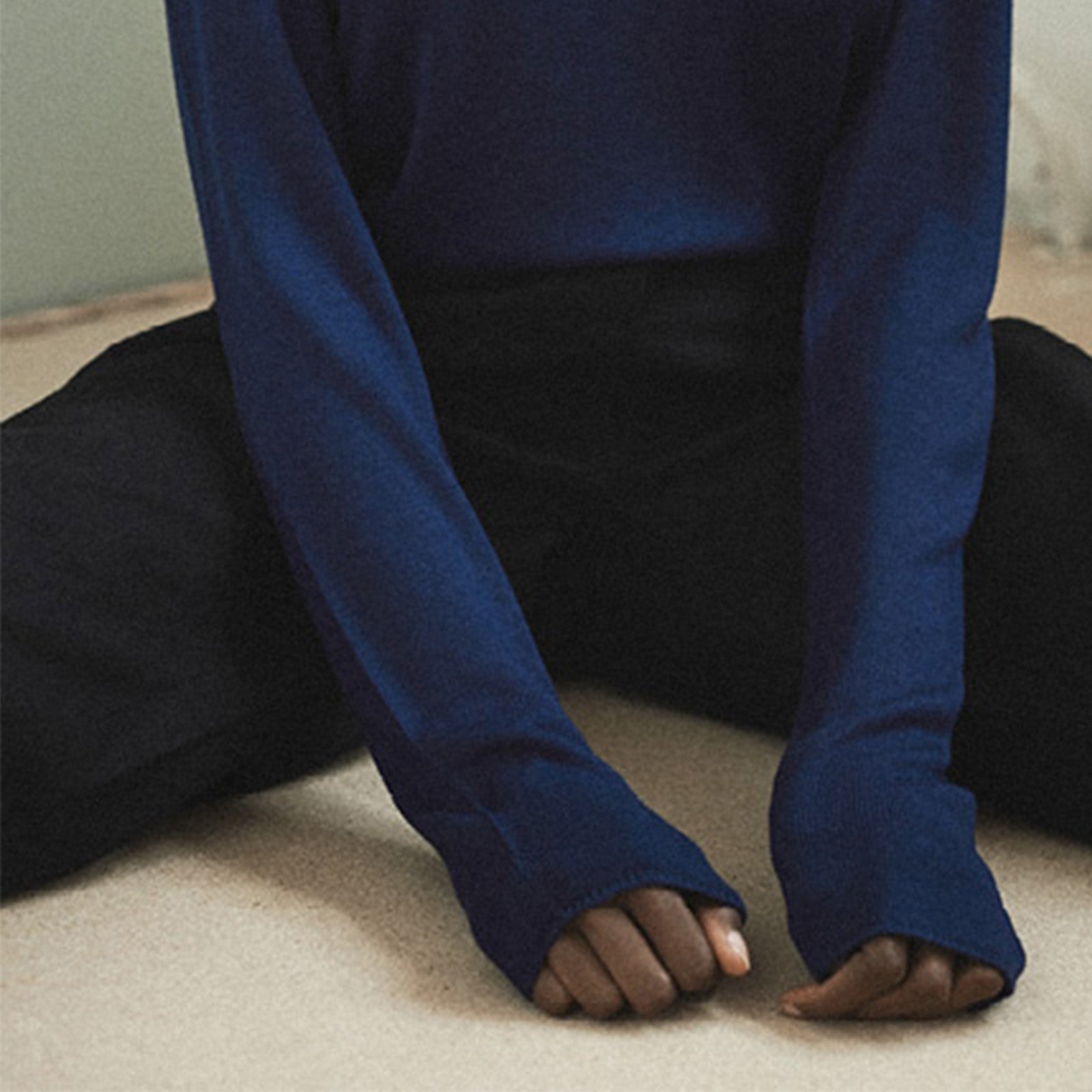 Bambus Sweater navy