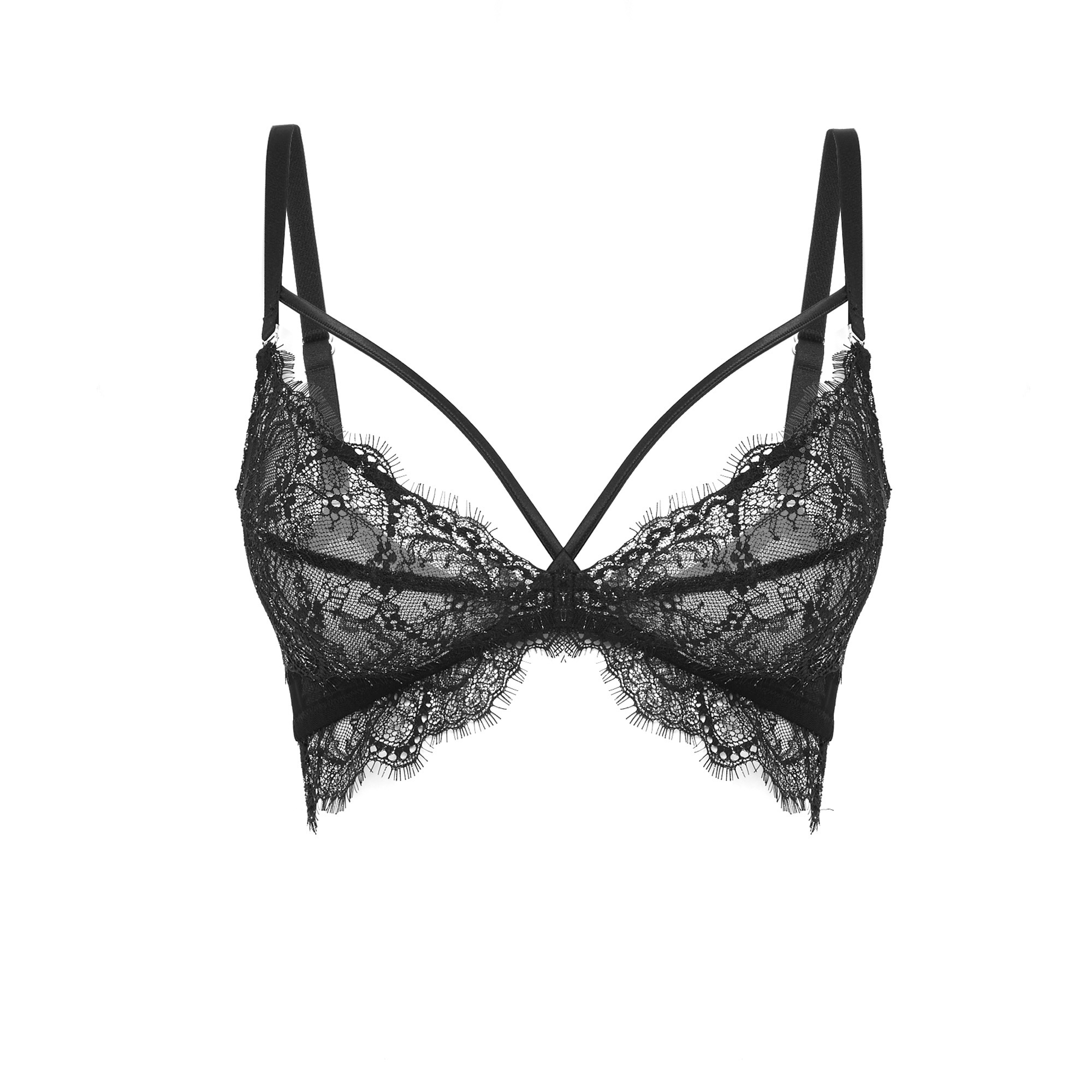 Soutien-gorge triangle en dentelle