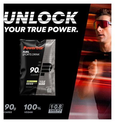 Boisson isotonique Powerbar Black Line Fuel 90g Citron - 94g
