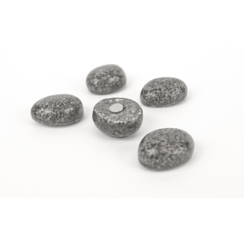 Trendform Magnete Stone, 23 x 18 mm, grau, 5 Stück