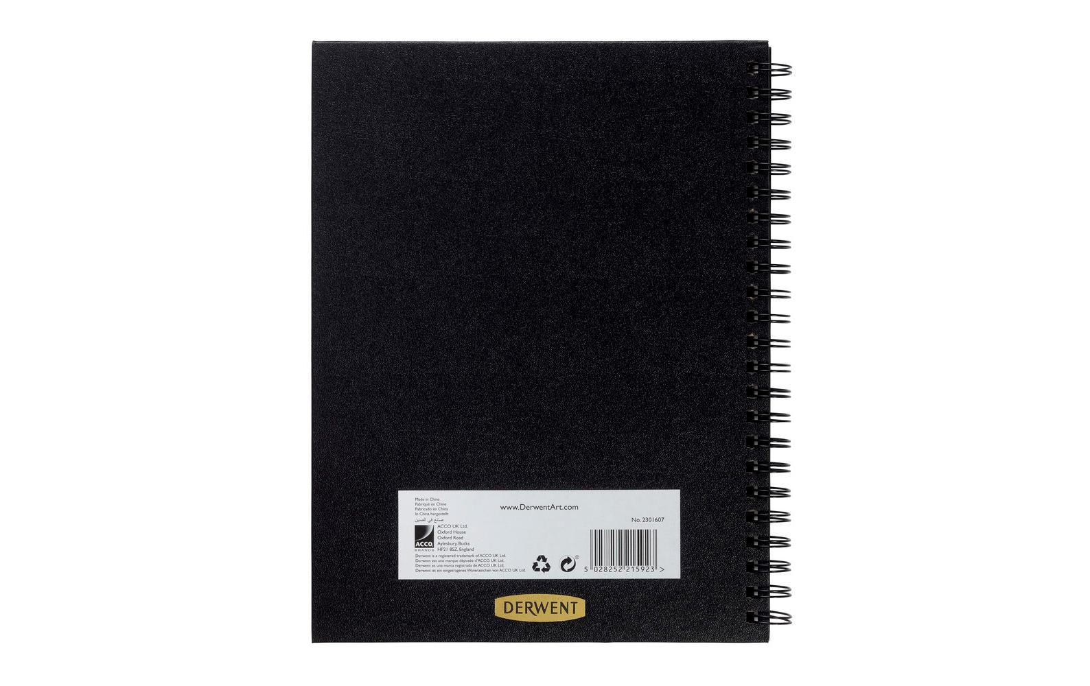 Hardcover-Skizzenbuch, DIN-A4, Hochformat, 86 BlattHardcover-Skizzenbuch, A4 Hochformat, Sketch-Buch zum Zeichnen & Schreiben, 86 Blatt, Säurefreies Papier, spiralgebunden, Professionelle Qualität, 2301607