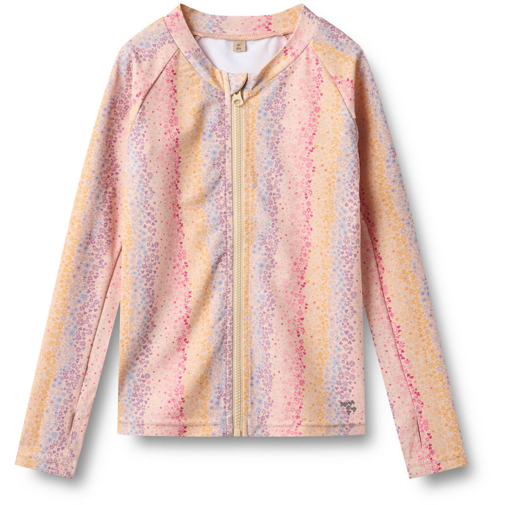 Køb Wheat Multi Rainbow Badebluse L/S Zip Ada