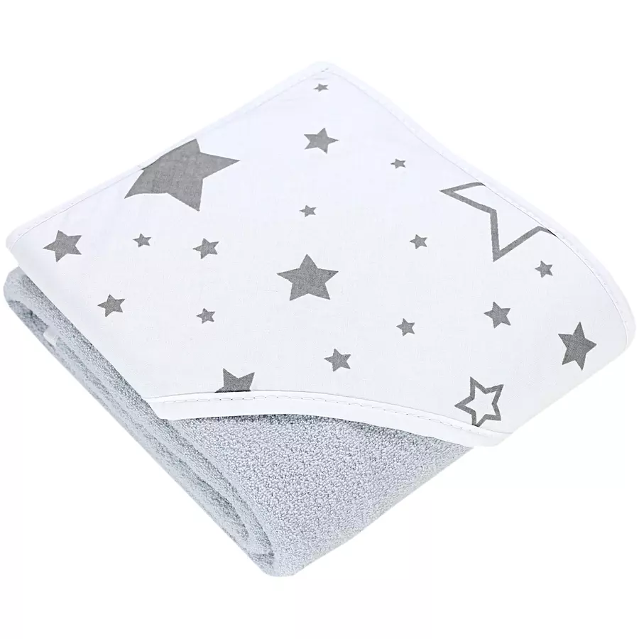 TupTam Baby Kapuzenbadetuch Kinder Poncho goldweiß