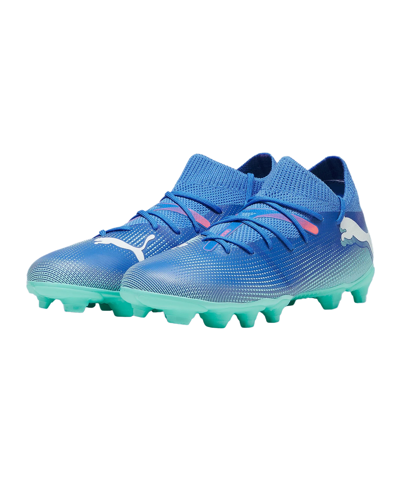 PUMA FUTURE 7 Match FG/AG Formula Jr Kids Blau Weiss F01