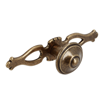 Knop Violet messing antiek 108mm