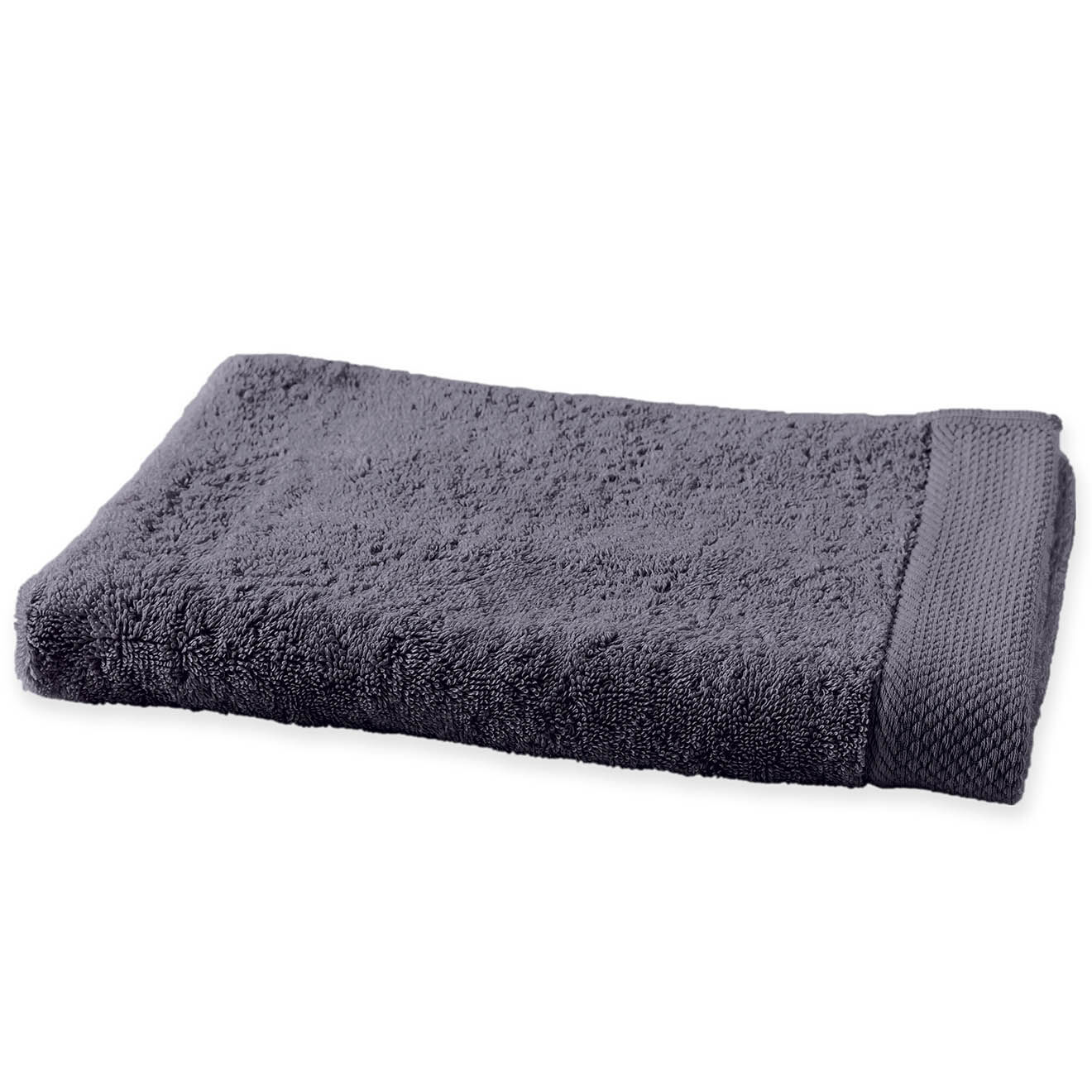 Soft by Perle de Coton Serviette de toilette gris anthracite - 50x100 cm