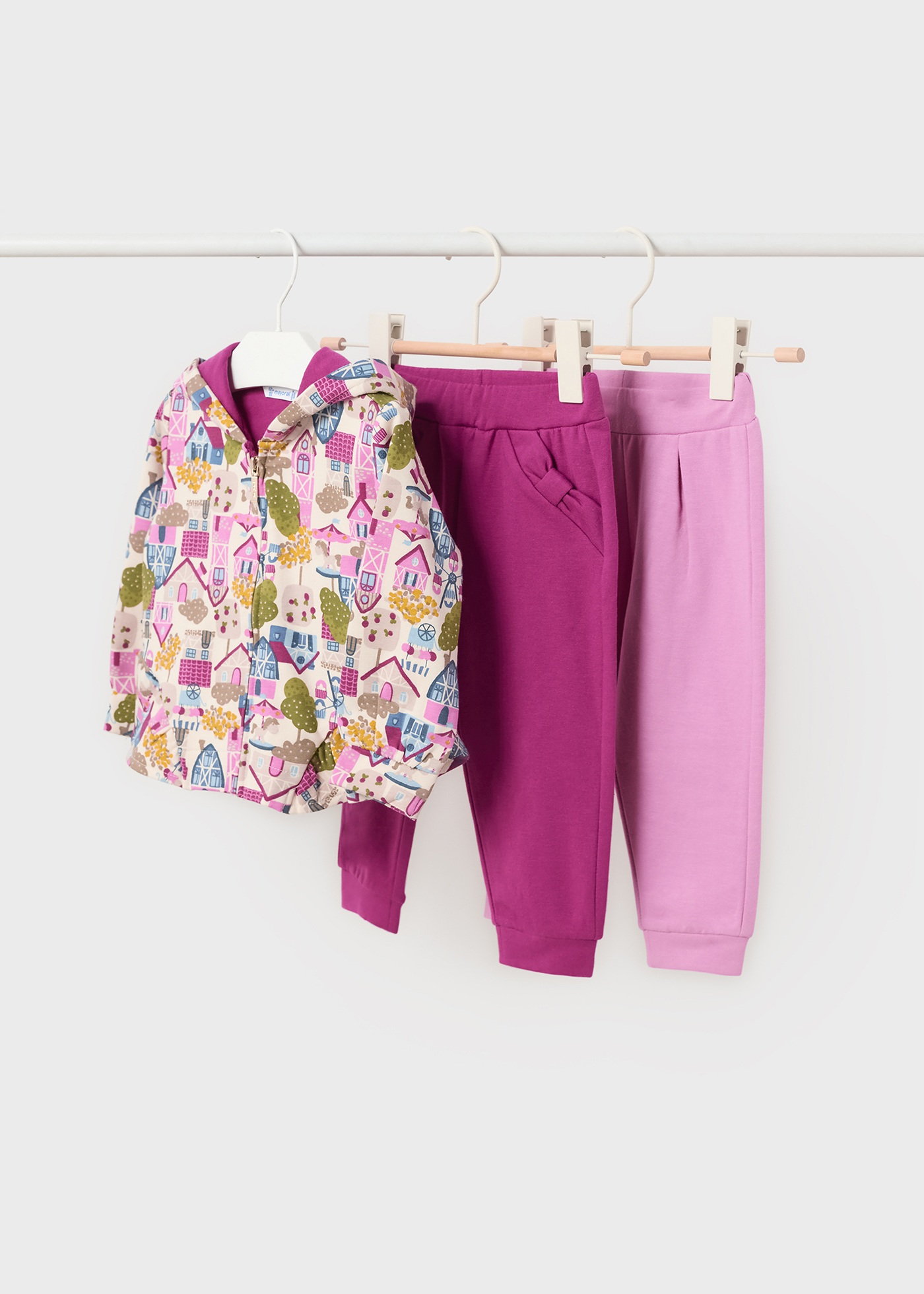 Conjunto de moletom infantil de 3 peças Better Cotton
