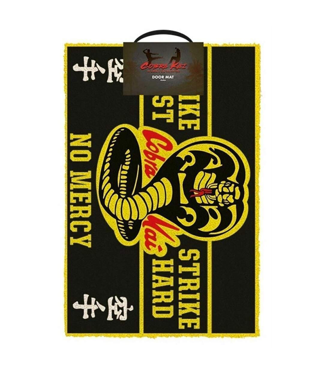 Cobra Kai - Paillasson NO MERCY (Noir / jaune) (Taille unique) - UTPM964