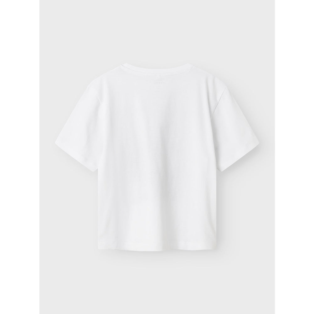 Køb Name It Bright White Panther Nkfvotea Ss Nreg Top