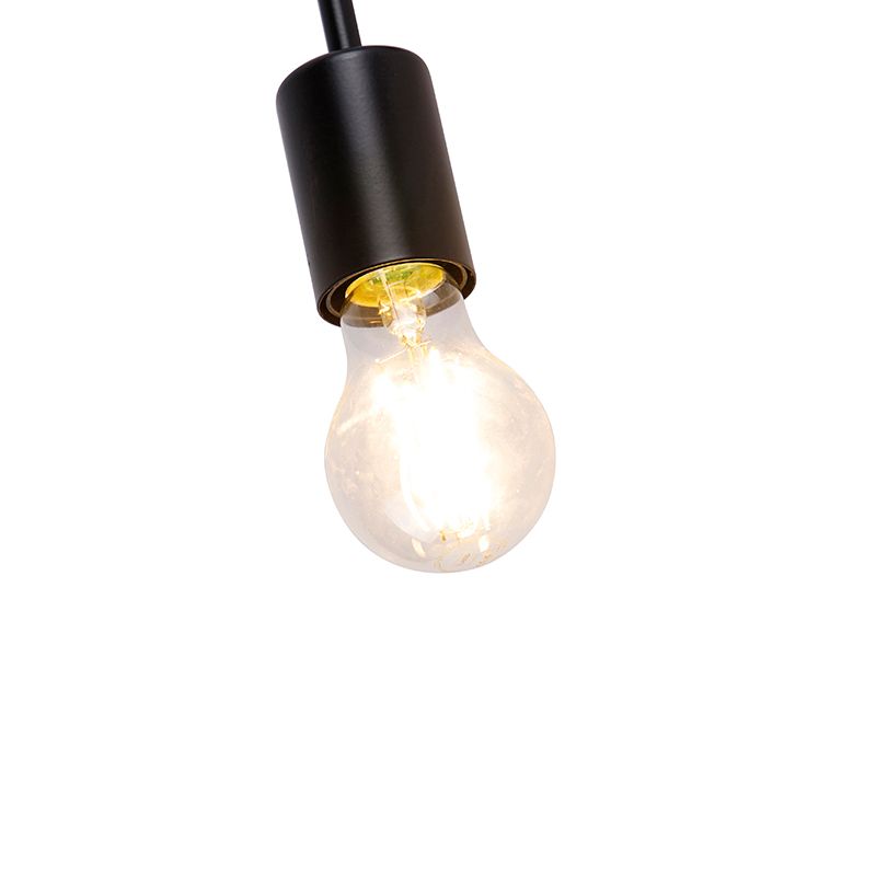 Moderne wandlamp zwart 15,5 cm - Facile