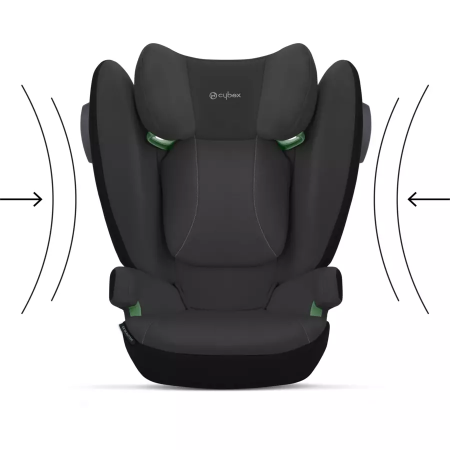 cybex Silver Kindersitz Solution B3 I-Fix Volcano Black