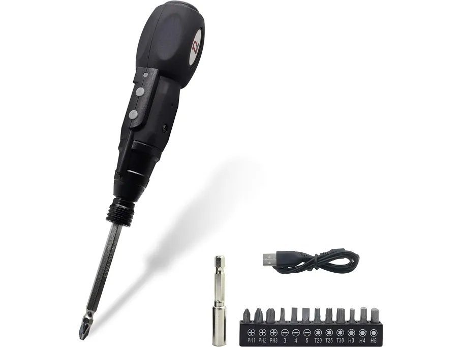 Wiha 590 T101, Skruemaskine, Lige håndtag, Rød, Gul, Batteri, 1,29 kg, Kasse