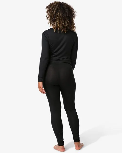 legging thermo femme noir