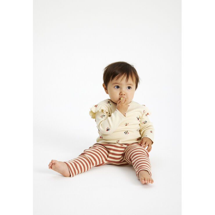 The New TNSFro Uni Rib Leggings Cedar wood