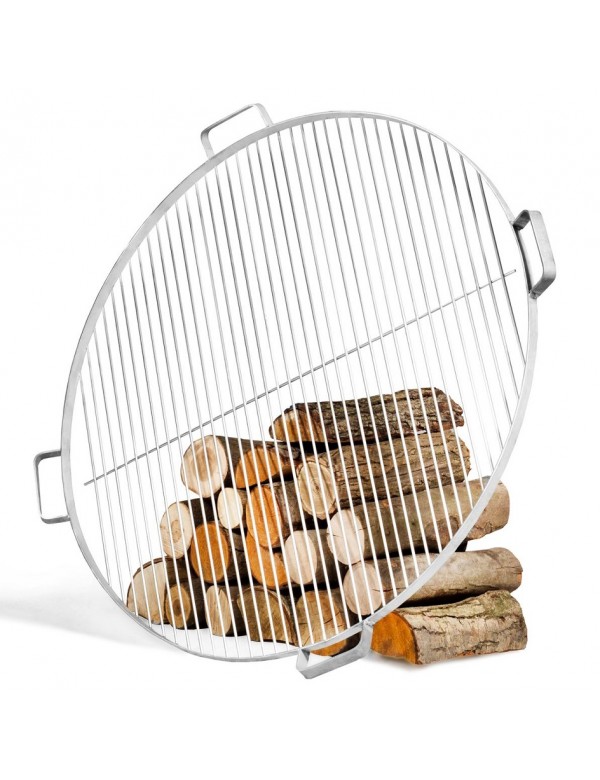 Grille de cuisson ronde en acier 70 cm avec 4 poignées