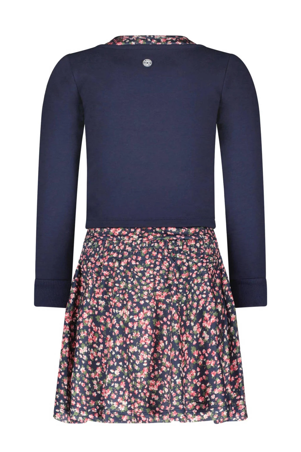 B.Nosy 2-delige jurk blauw/roze