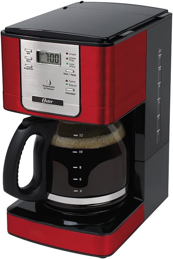 Cafeteira Flavor Program&aacute;vel, Vermelha, 220v, Oster