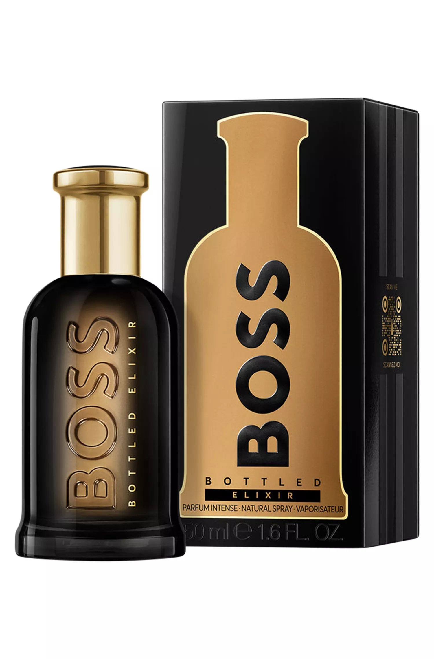 BOSS Black - BOSS Elixir em frasco, eau de parfum 50ml