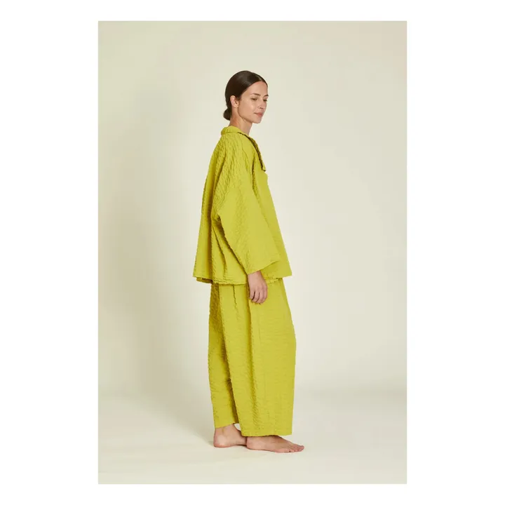 Black Crane Chemise Chelsea Seersucker | Curcuma