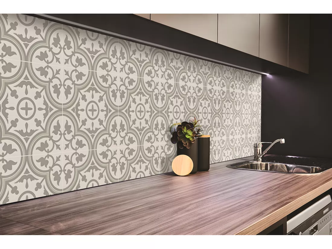 Panneaux muraux en vinyle, Planches en vinyle adhésives - 100x50 cm - Motifs floraux