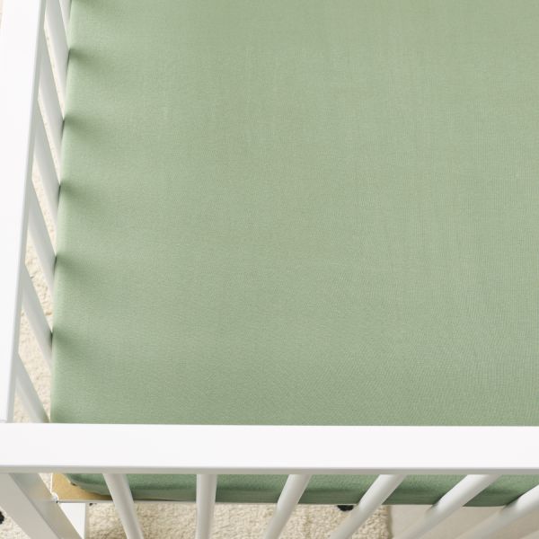 Hoeslaken Boxmatras Uni Olive Green 75 x 95 cm