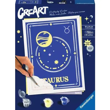 Ravensburger Malen nach Zahlen - Sternzeichen (Zodiac Sign) Stier