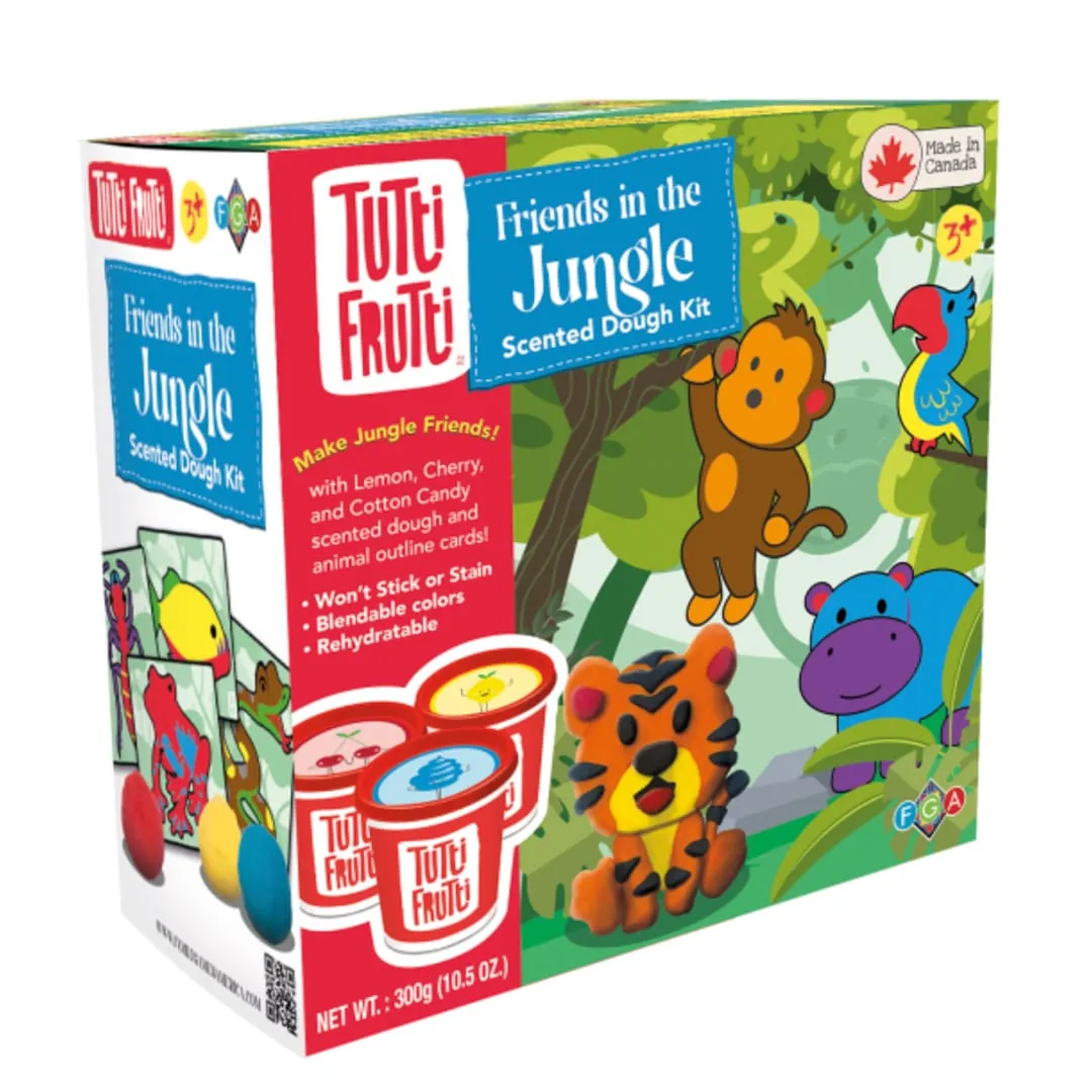 Tutti Frutti Trio Pâtes à Modeler - Amis Dans La Jungle
