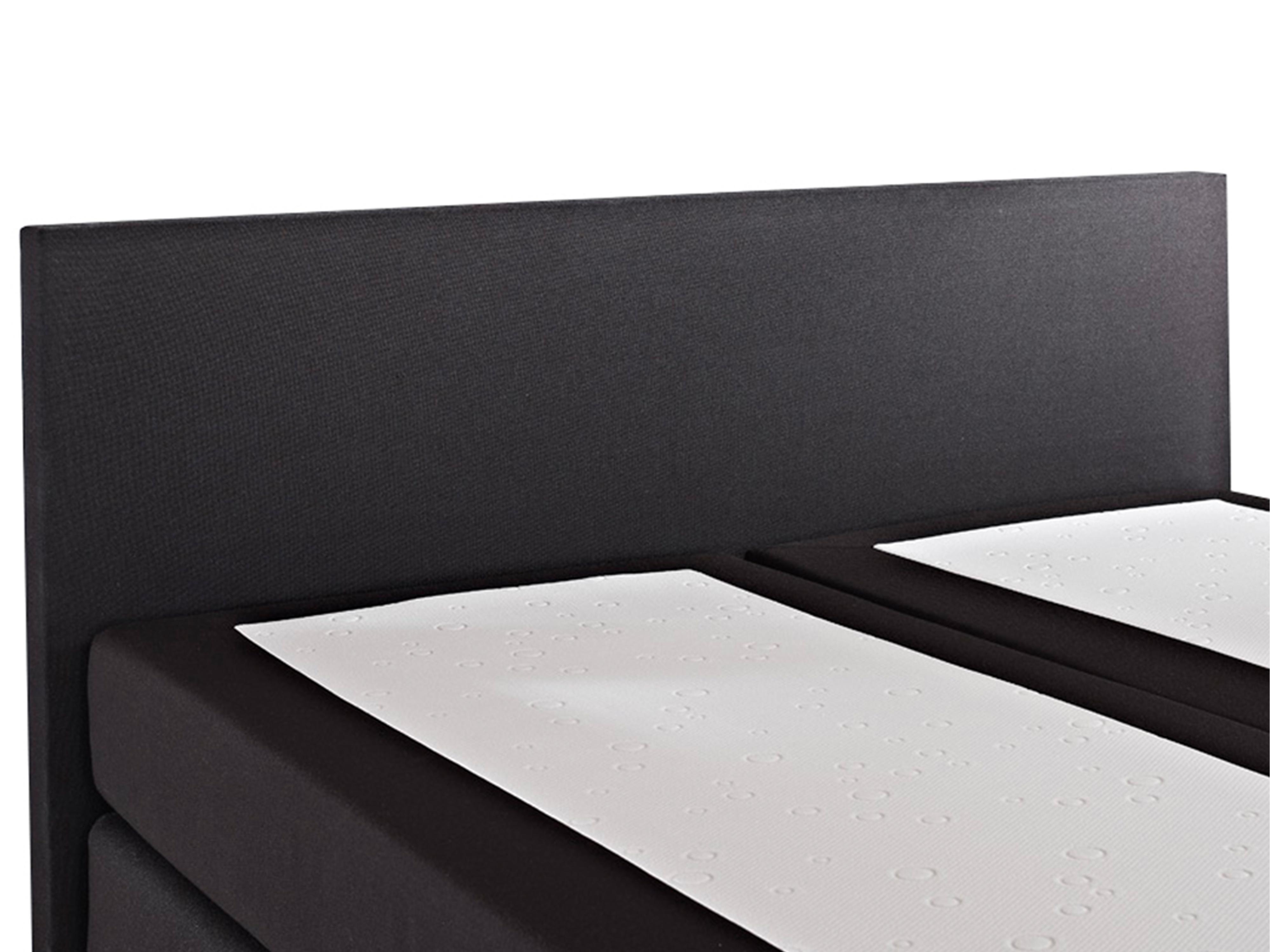 Boxspring Stof PRESIDENT 180 x 200 cm Zwart
