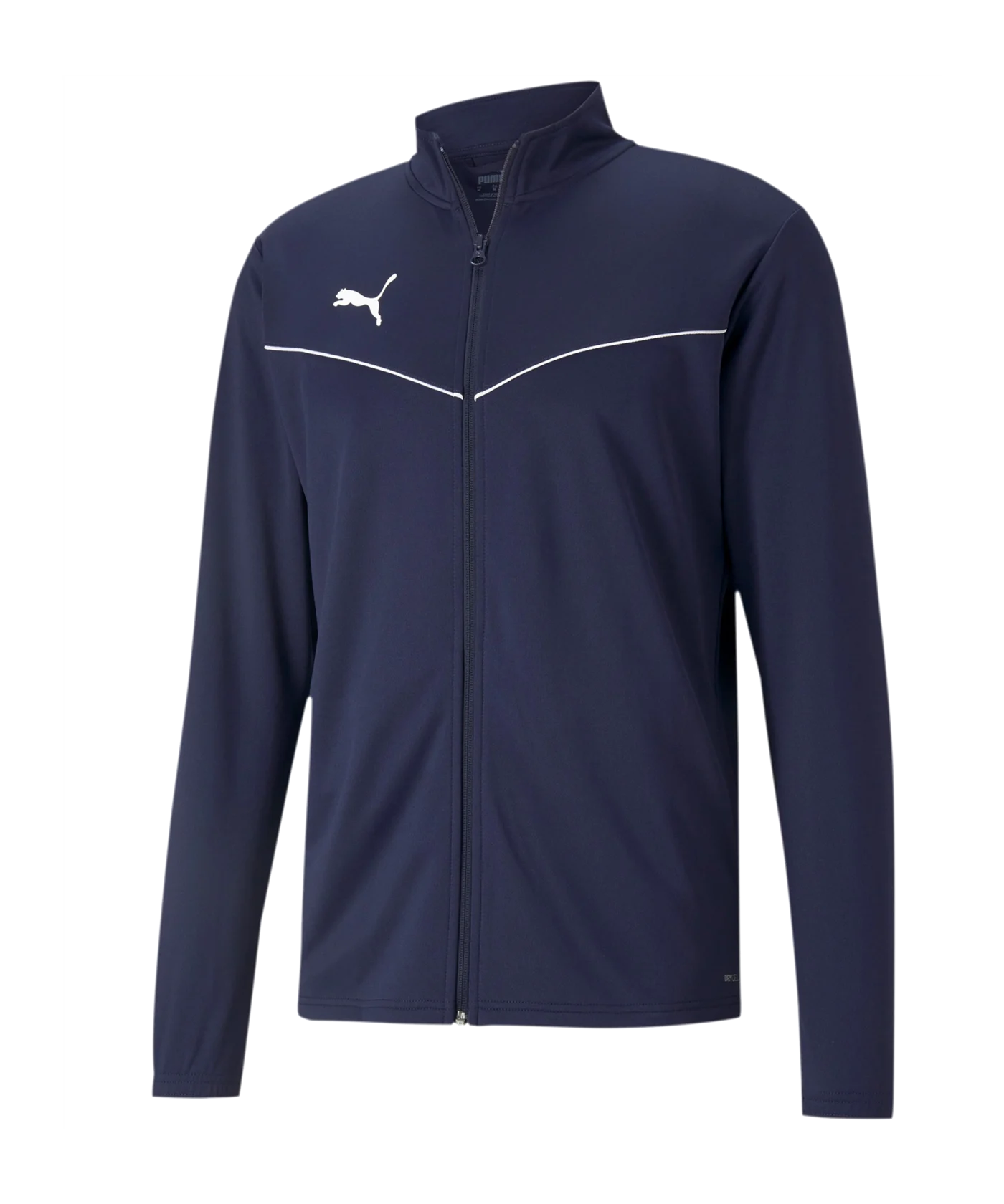 PUMA teamRISE Poly Trainingsjacke Blau Weiss F06
