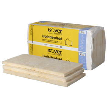 Isover isolatieplaat glaswol 120x60 cm, dikte 4,5 cm (Rd 1.25) 7,2 m²