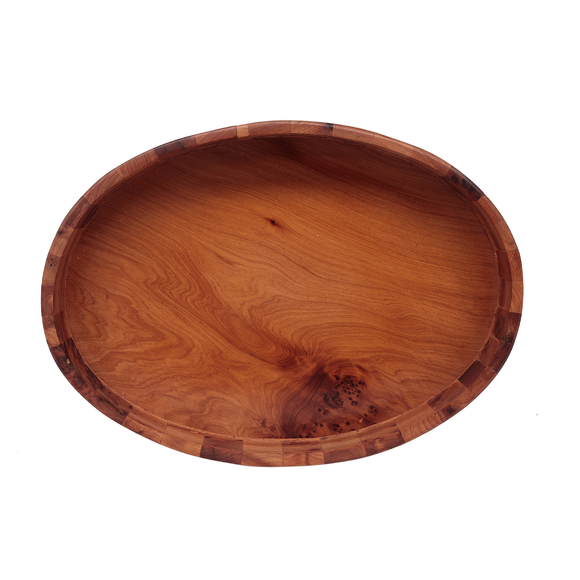 Tablett 'Thuja' M, braun, T 17 cm, B 24 cm, H 3 cm zu 11,00