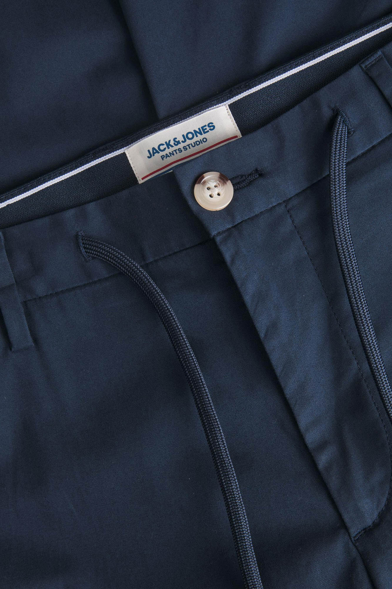 Calça chino algodón - Azul marinho