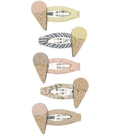 Mimi & Lula Haarspange - 5er-Pack - 4 cm - Ice Cream Amalfi