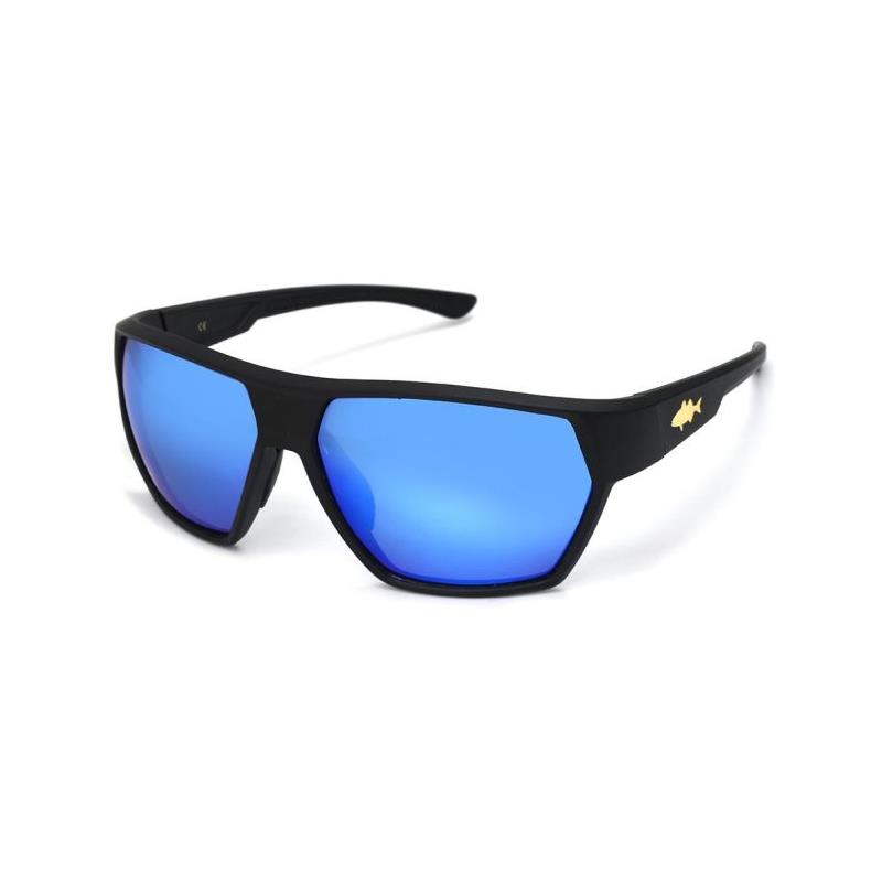 Lunettes Polarisantes Big Fish 1983 Realistic Sea Bass Iridium Blue - Frame Mat Black