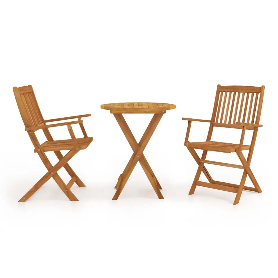 vidaXL - Houten Tuinset - Bruin - Hout - 60 cm