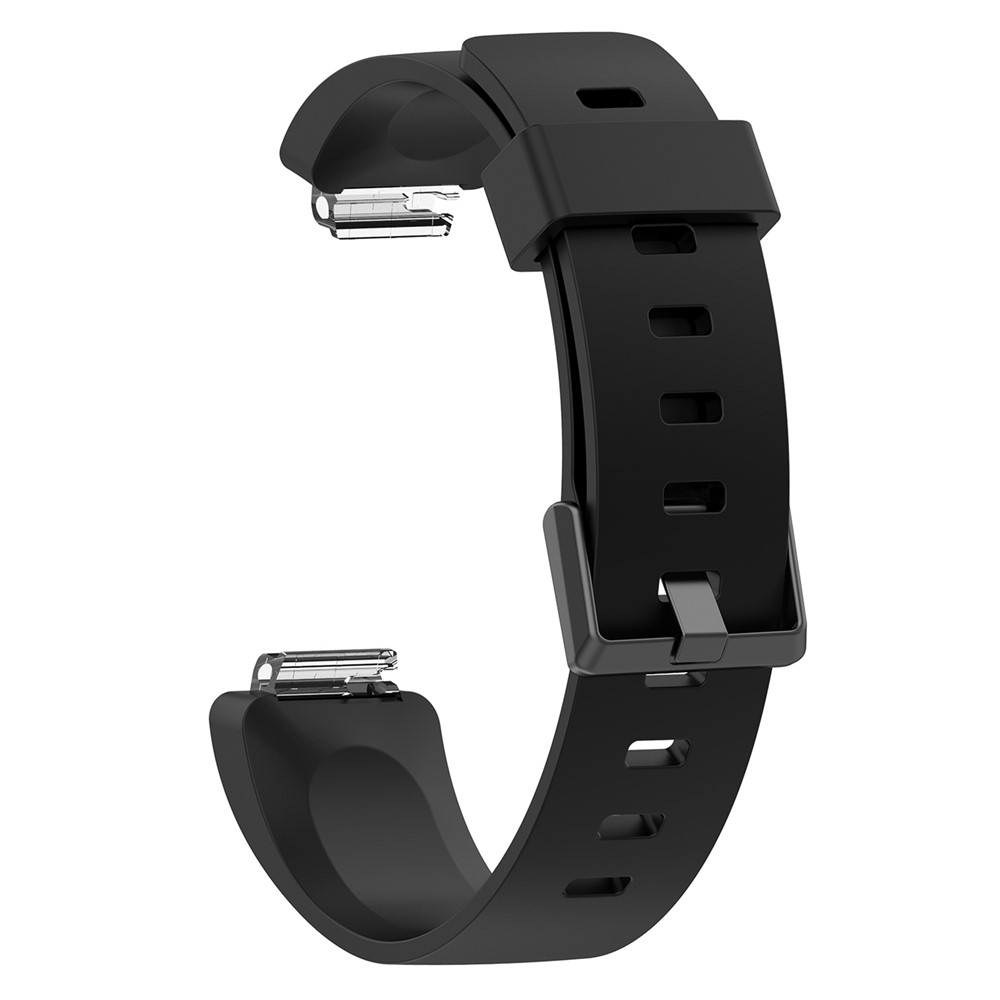 Fitbit Inspire 2 / Inspire HR / Inspire Ersatz Sport Armband aus Silikon (Gelenkumfang: 175-220mm) - Schwarz