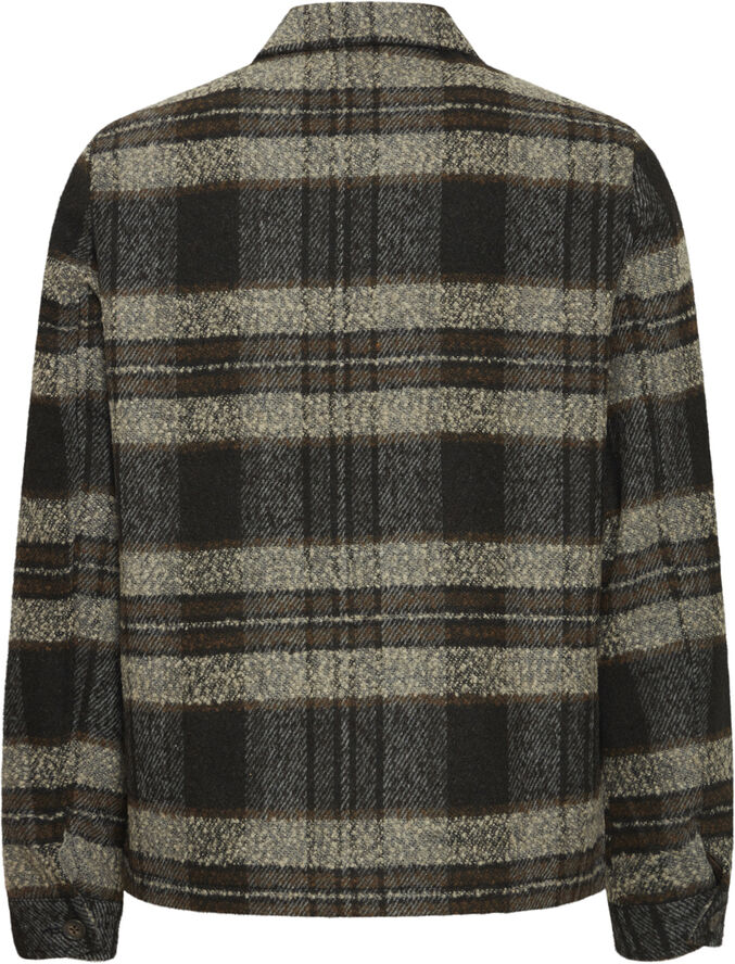 Casual Friday CFJENS checked jacket Gothic olive