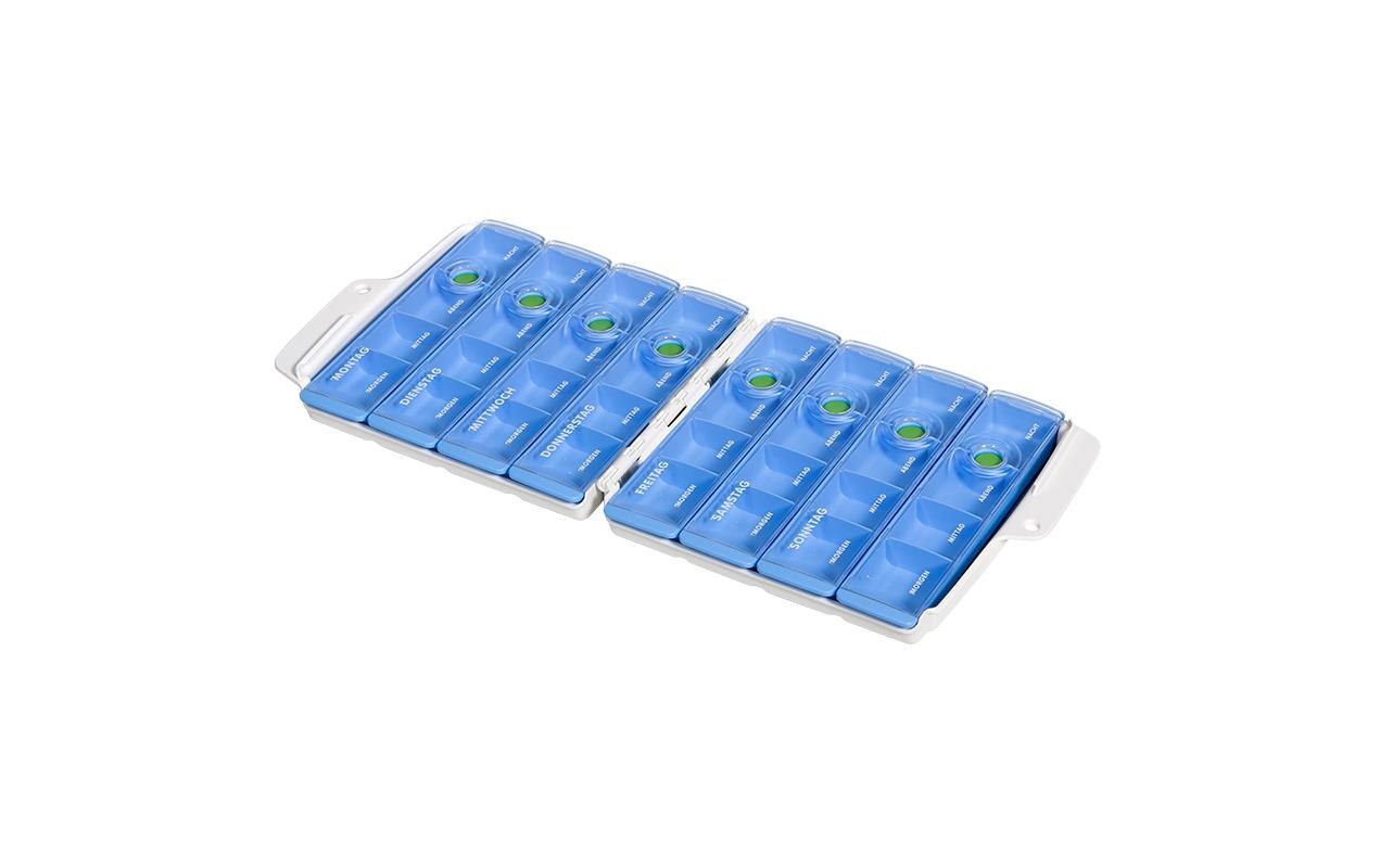 WiBox Medidispenser 7 Tage x 4 Fächer DEMedikamentenbox