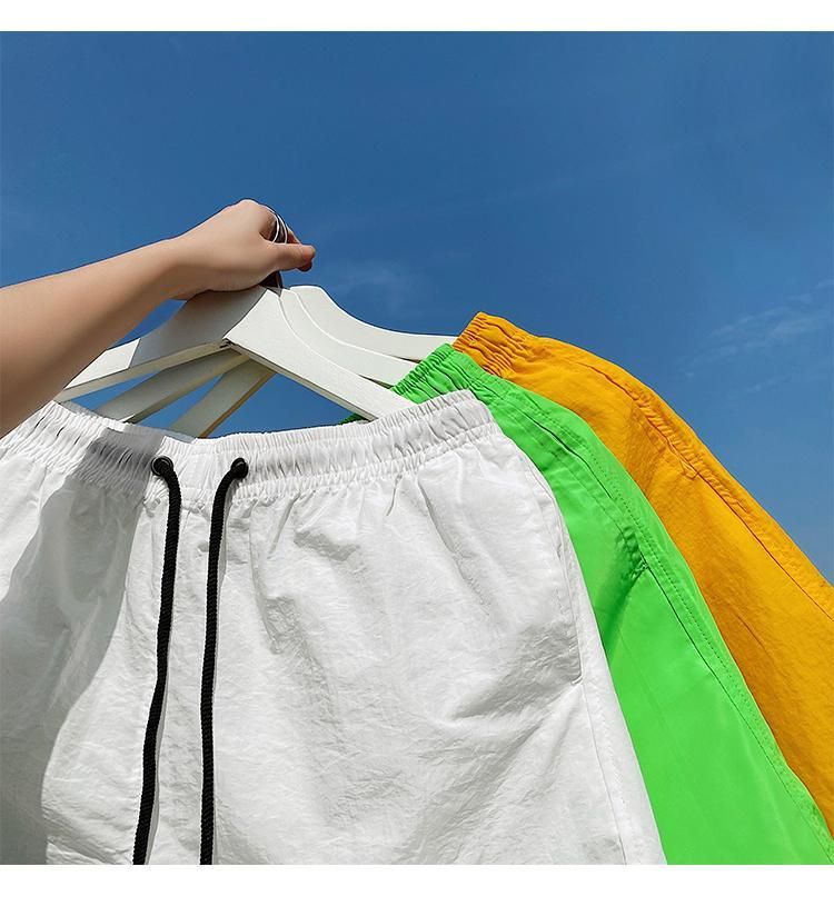 Freehop - Effen shorts met hoge taille en trekkoord