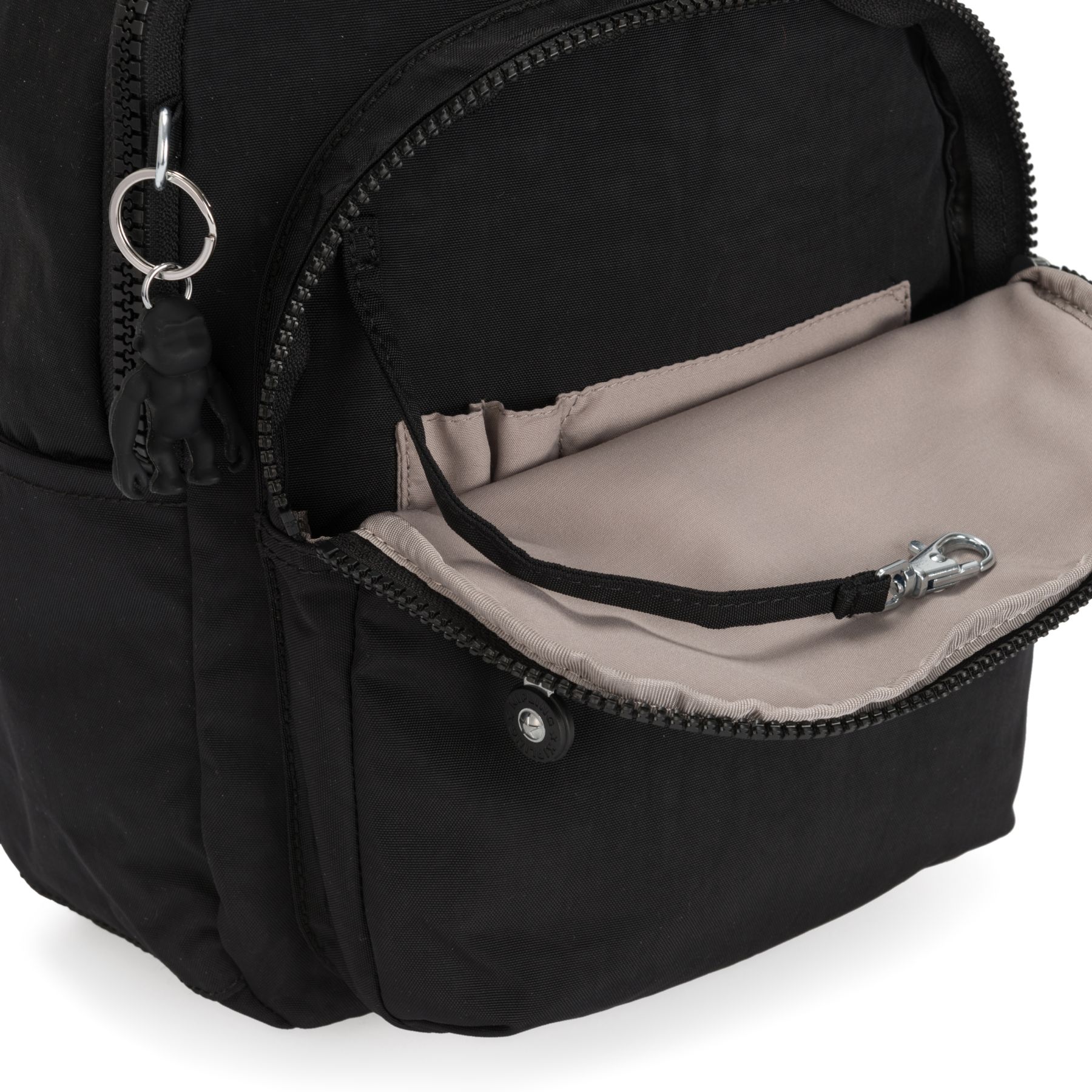 SEOUL S Petit Sac à Dos avec Compartiment pour Tablette - Black Noir