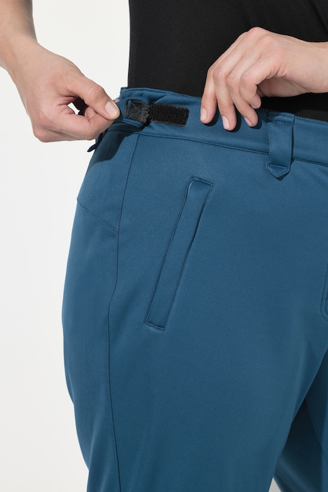 Softshellhose, wasserabweisend, Klettriegel, Schneefang