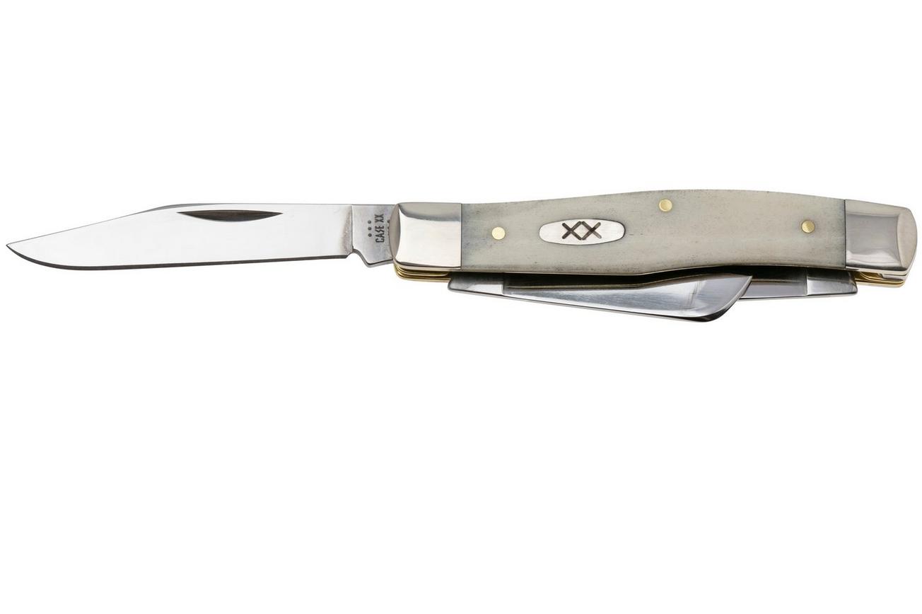 Case Medium Stockman 13311 Smooth Natural Bone 63032 SS, zakmes