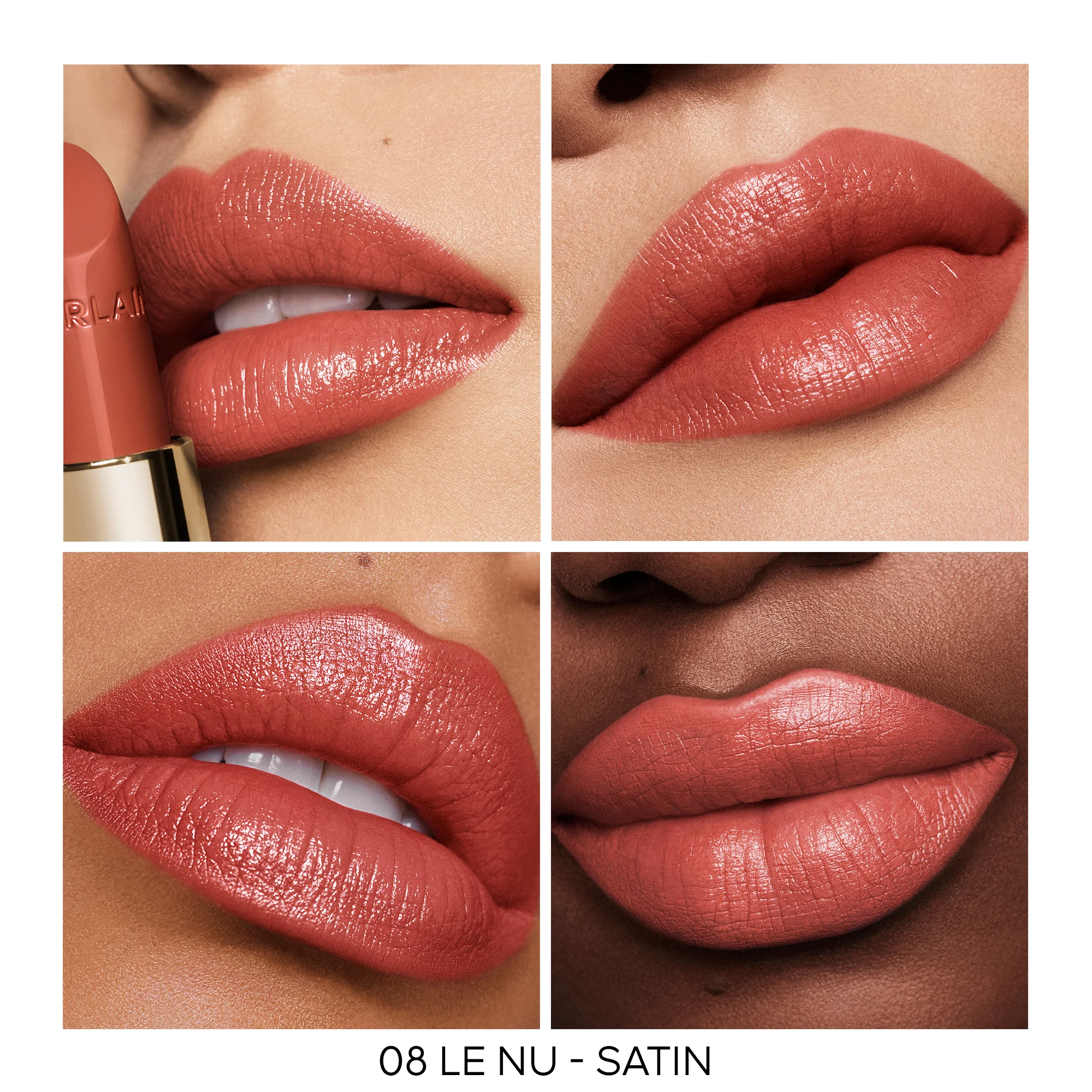 ROUGE G La recharge - Le rouge à lèvres soin personnalisable |- 08 LE NU - SATIN