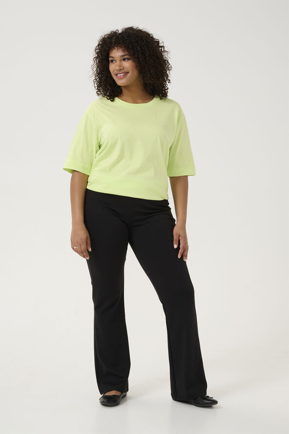 Kaffe Curve KCjenna Flared Leggings Black deep