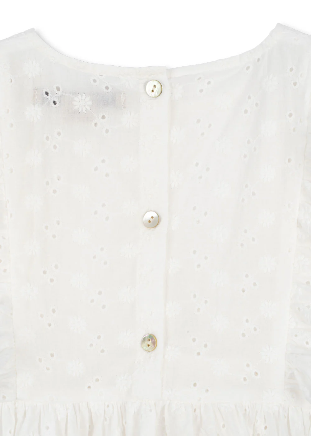 Lacey kjole - optic white - 12M
