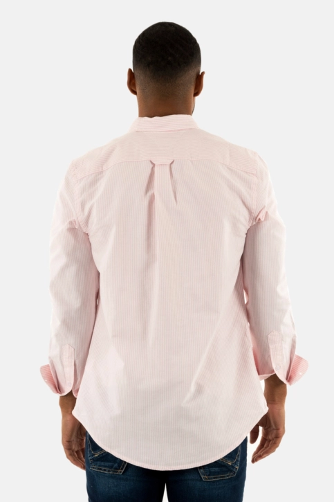 Chemise tommy jeans slim stripe oxfo tpf pink sugar stripe