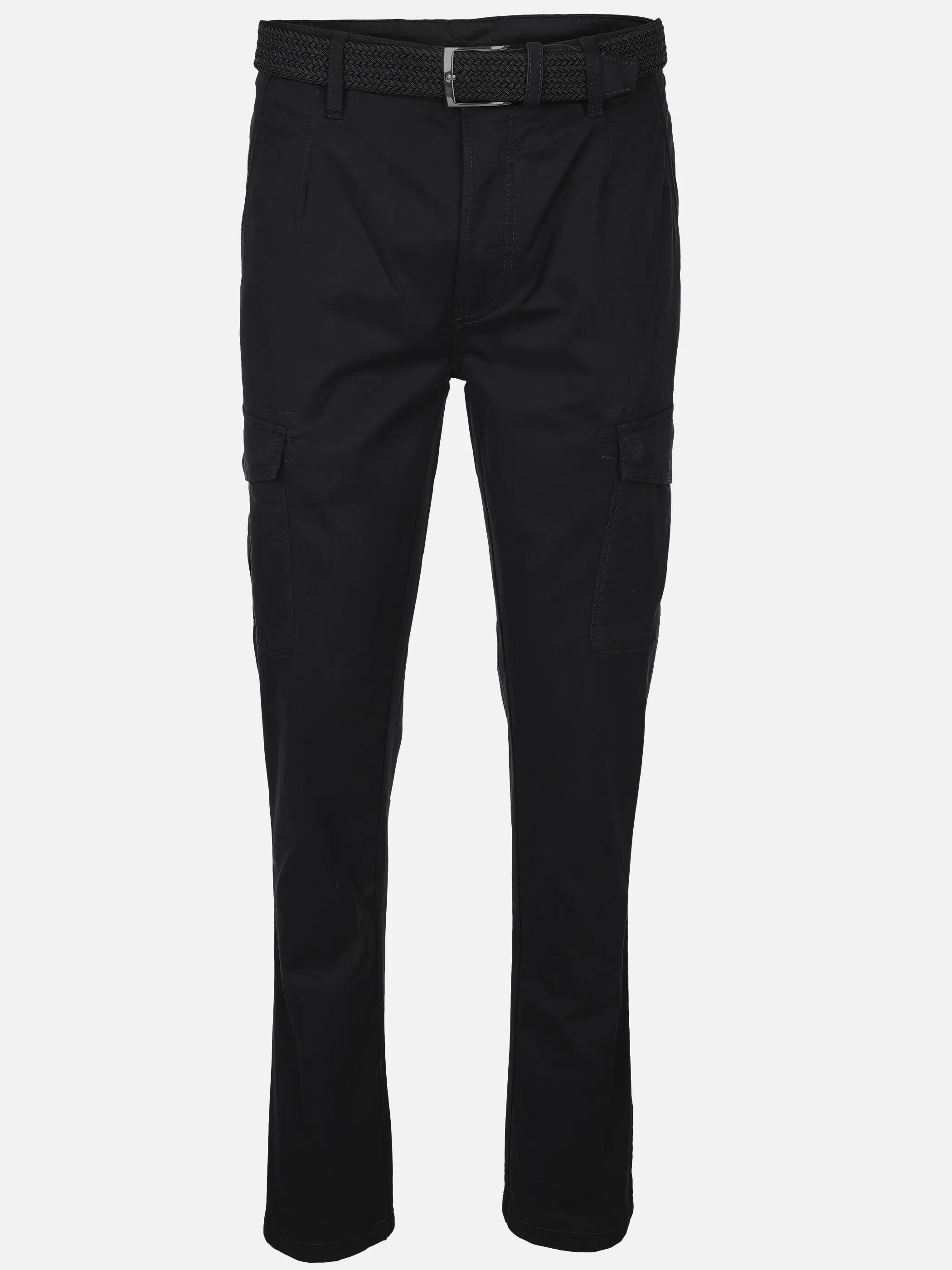Herren Cargohose mit Flechtgürtel