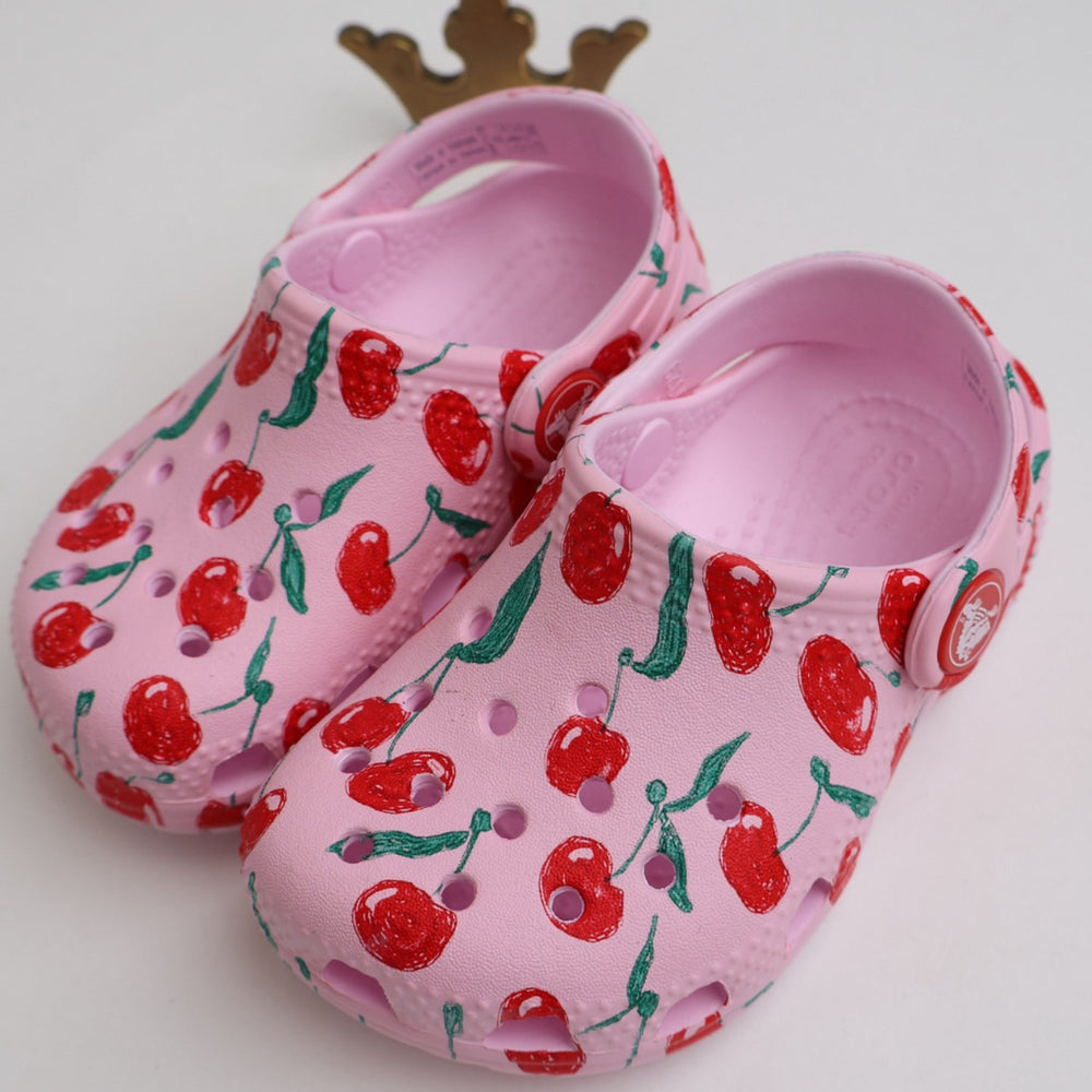 Køb Crocs Pink Milk Classic Fresh Fruits Clog